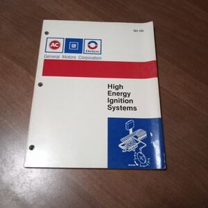 General Motors High Energy Ignition Systems Manual SD-105